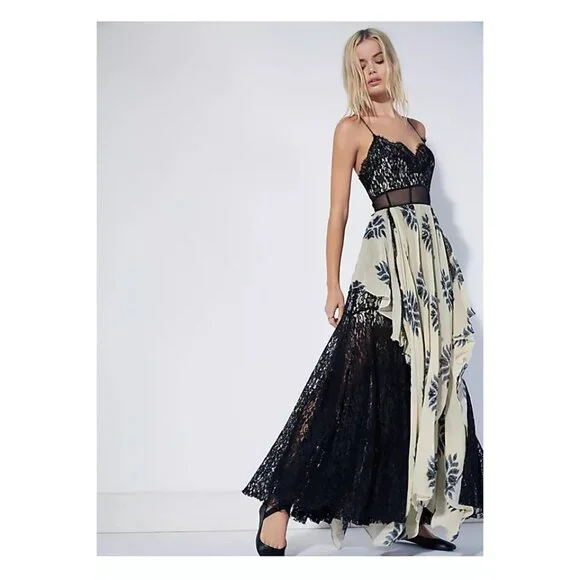 Free People Rare Jill G's Limited Edition Maxi Dress size 6 - Picture 15 of 15